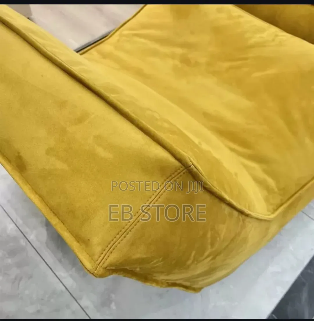 Nordic-Style Suede Lounge Sofa Chair