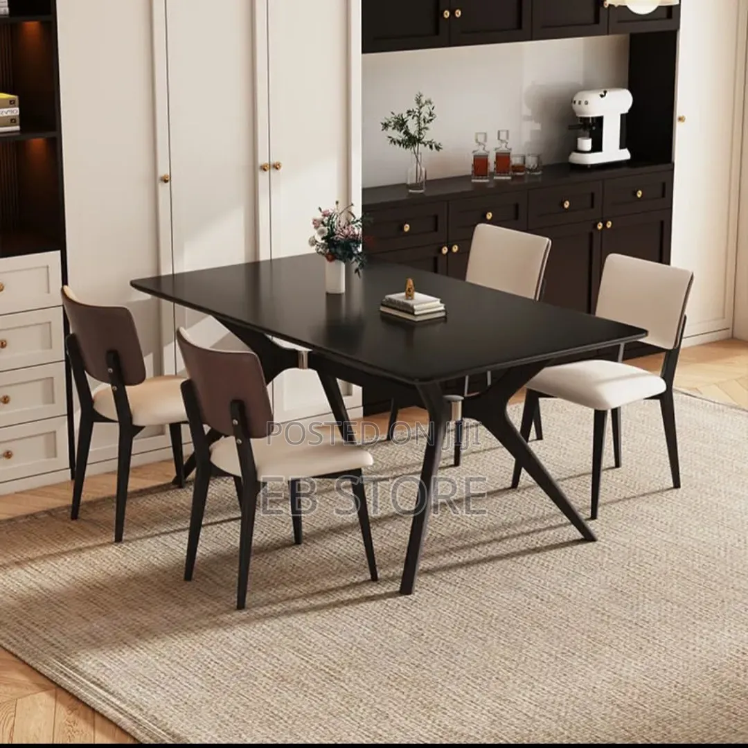 Italian Minimalist Dining Table Set