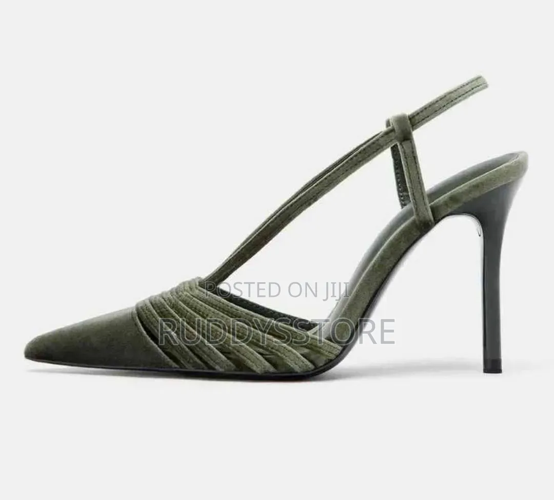 Zara Minimal Pointed Toe Heels