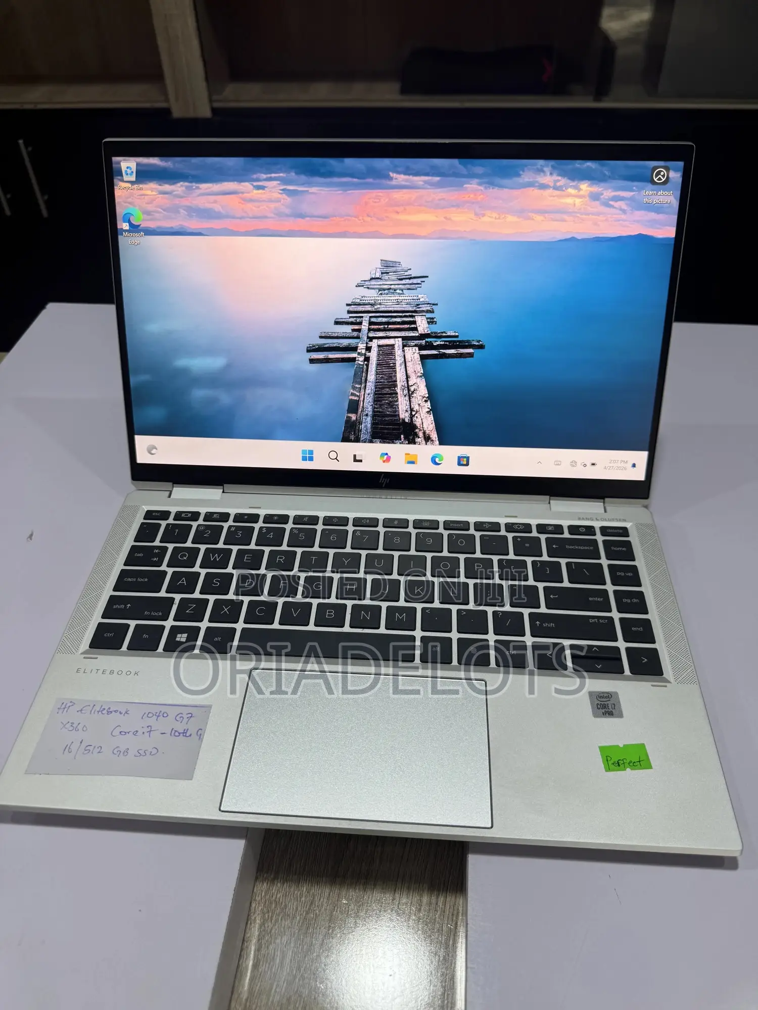 Laptop HP EliteBook x360 1040 G7 16GB Intel Core i7 SSD 512GB