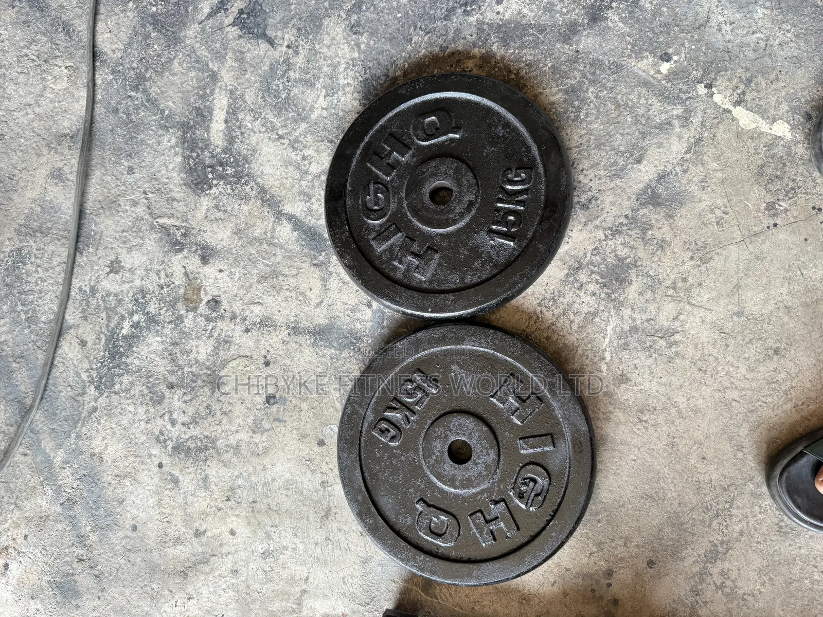 15kg Weight Plate Pair.