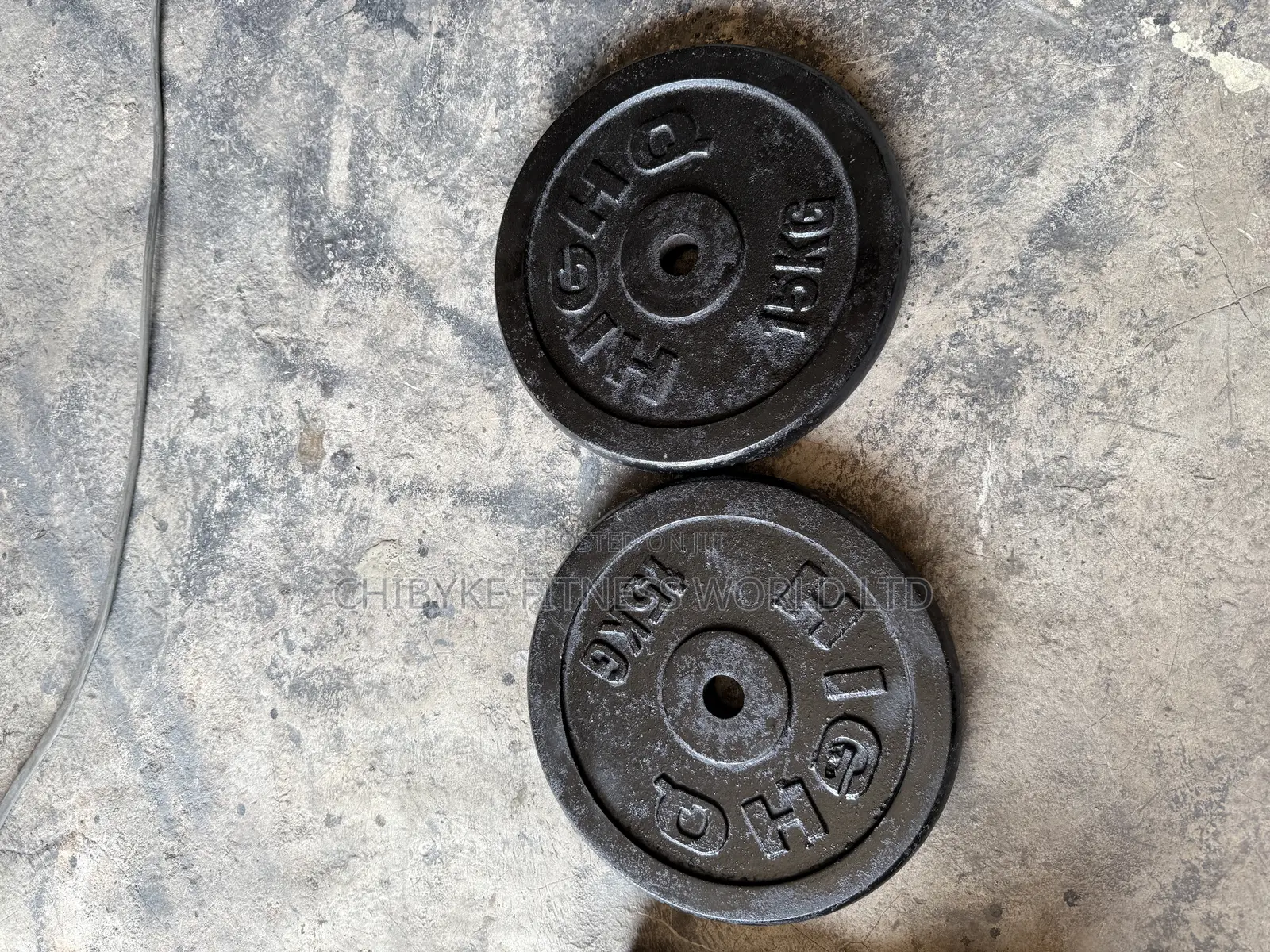 15kg Weight Plate Pair.