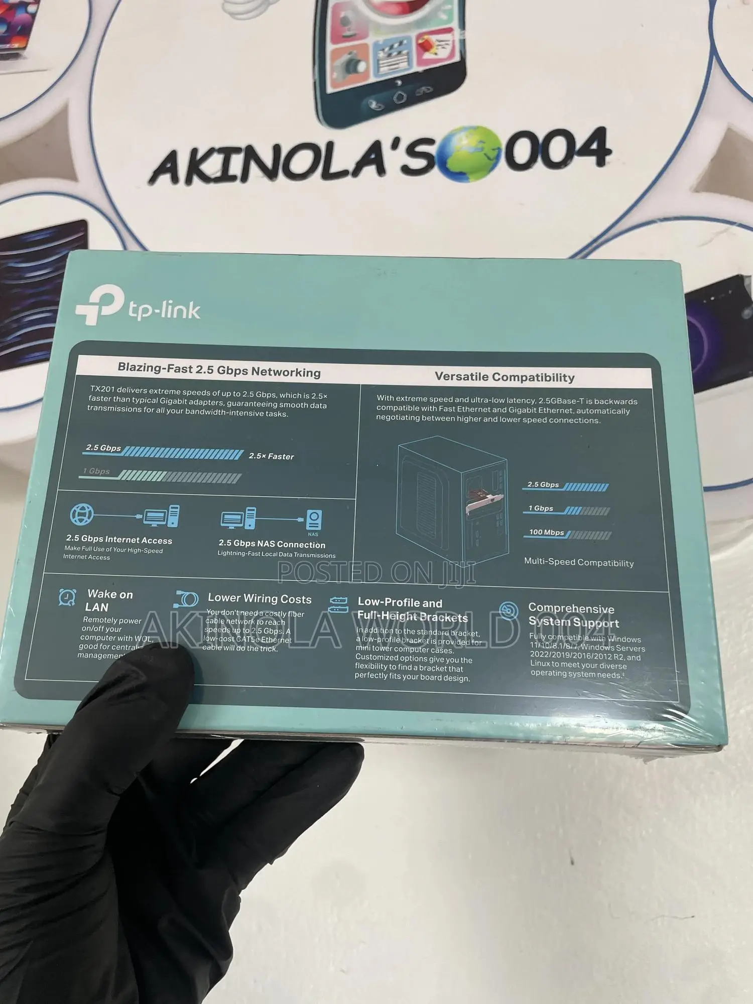 Brand New Sealed Tp Link 2.5gb Pcie Network Adapter