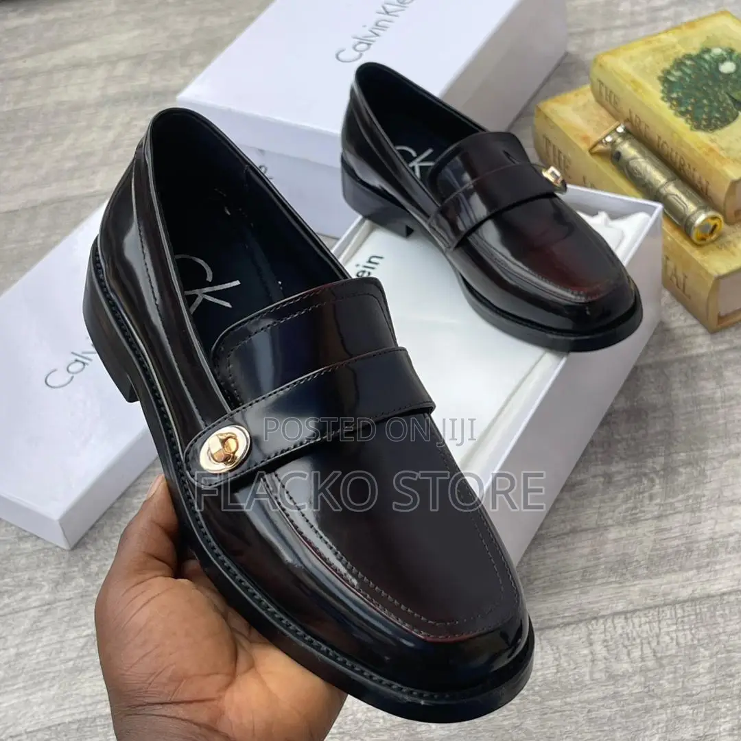 Original Calvin Klein Patent Loafers Shoes