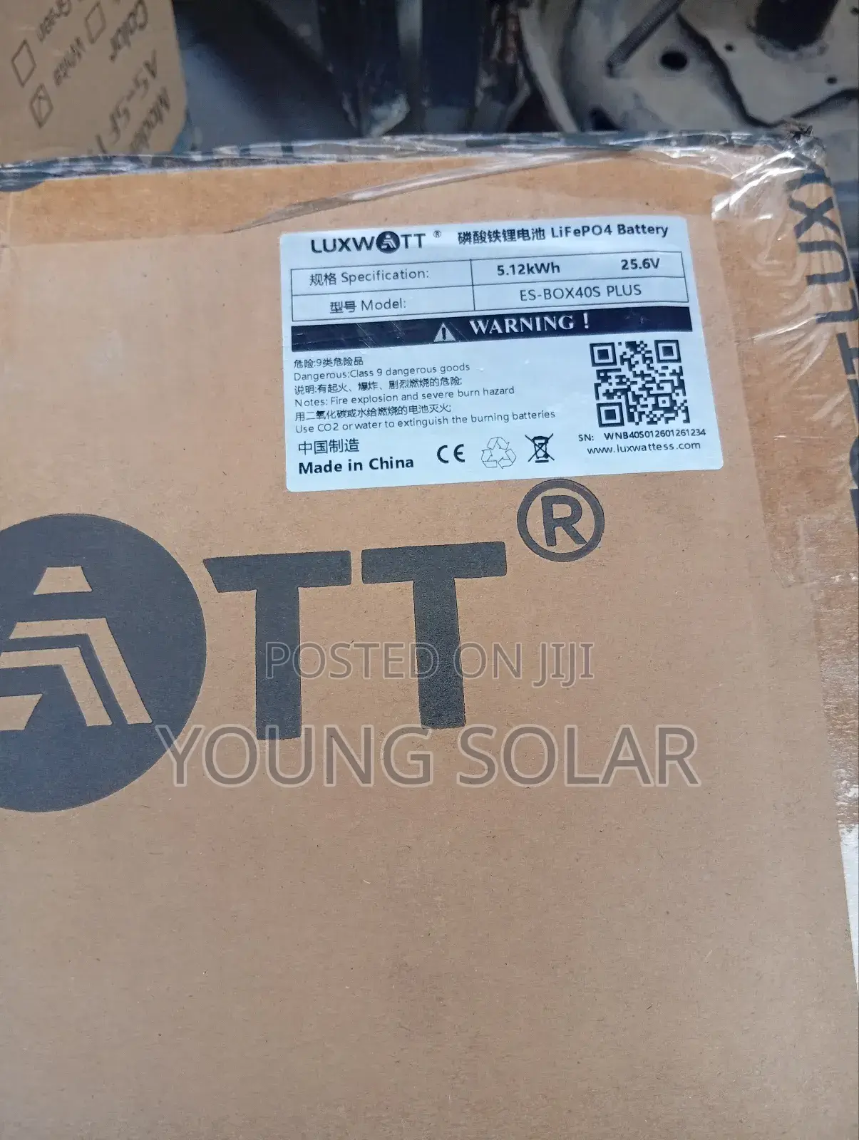 Lux 5.12kwh Lithium Ion Batteries