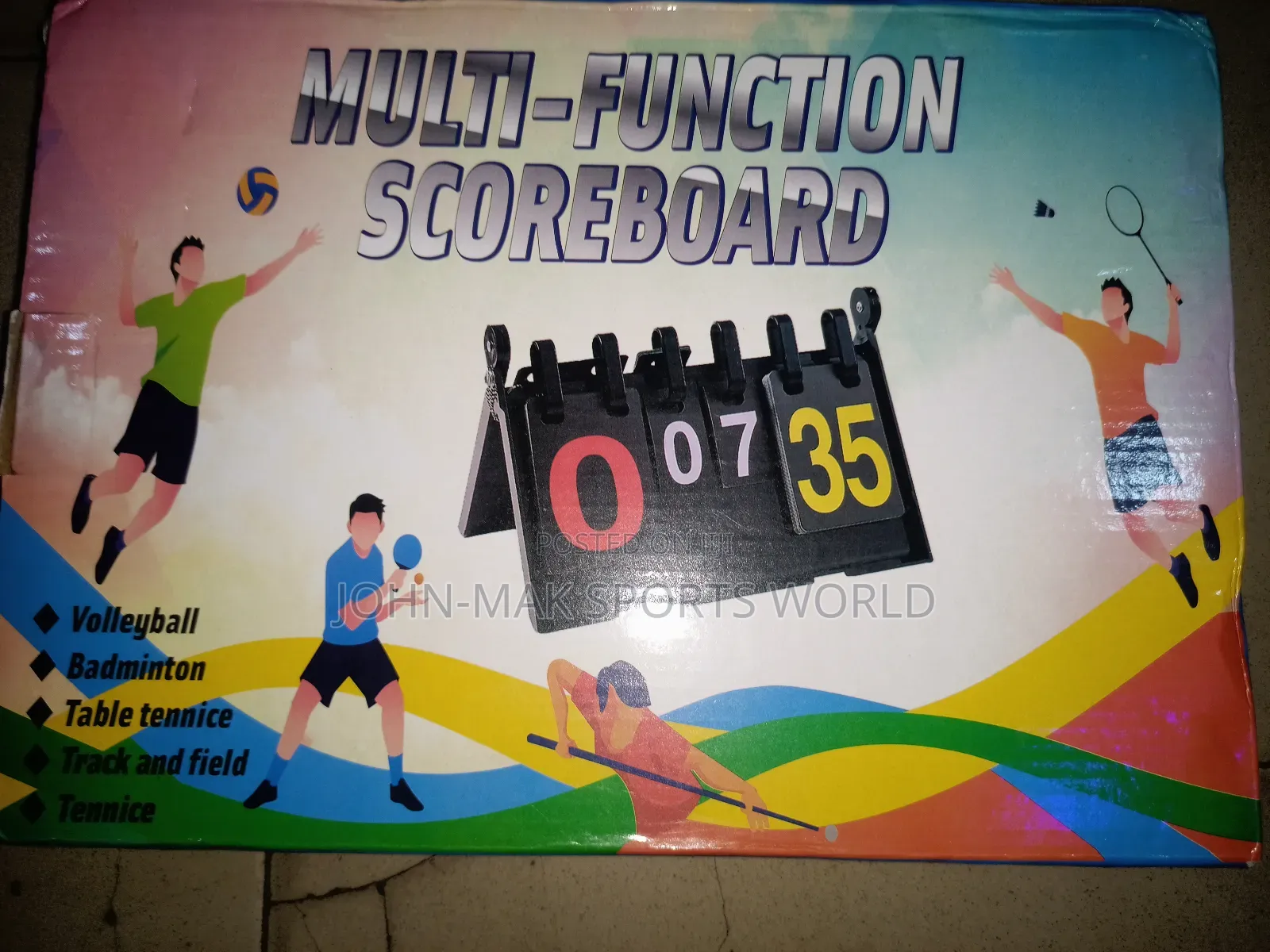 Portable Manual Multifunctional Scoreboard
