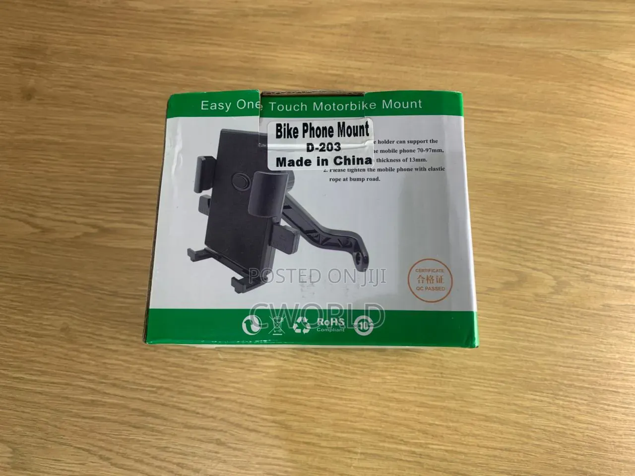 Easy One-Touch Bike Phone Mount