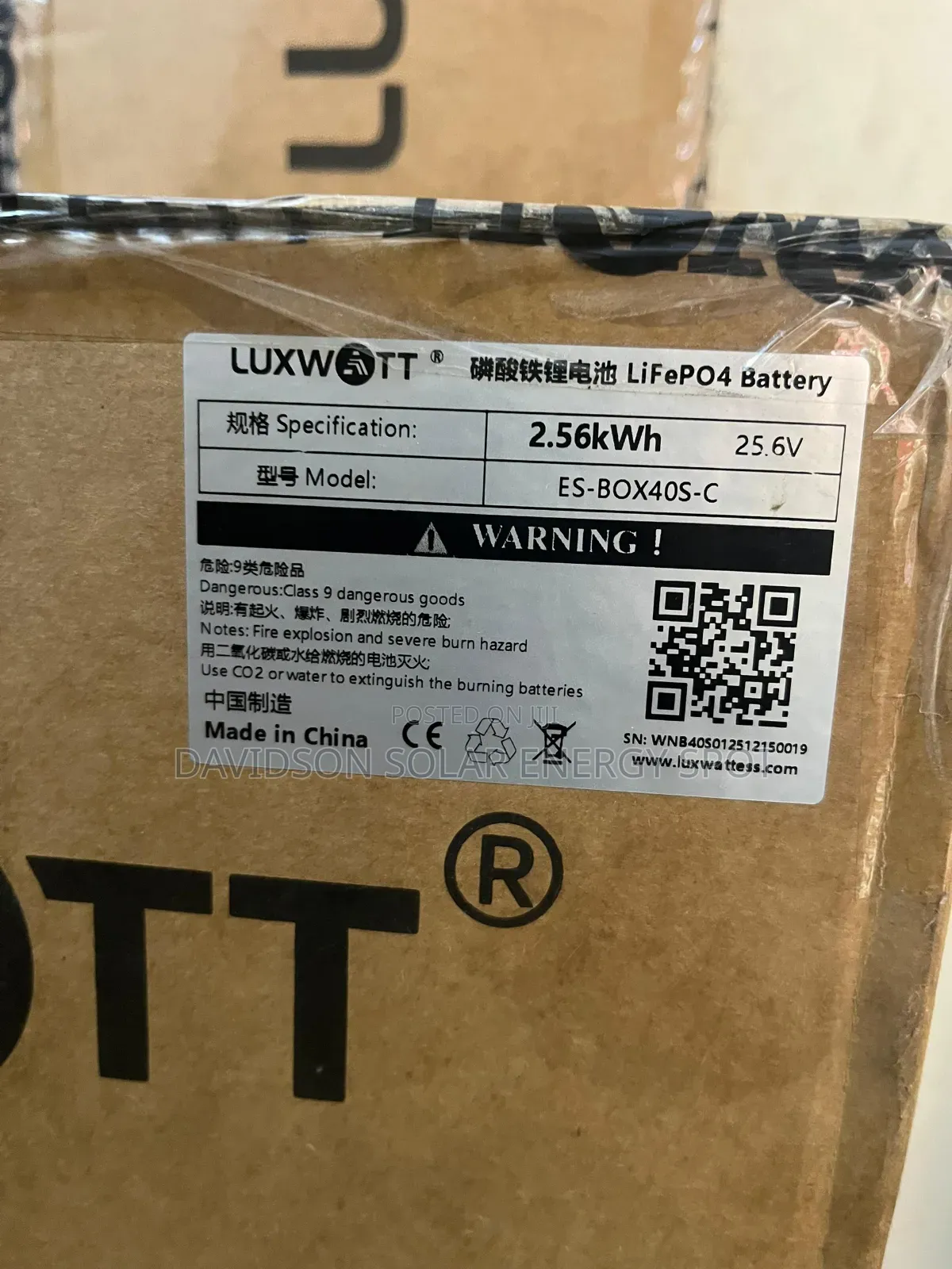 3kwh 24v Luxwatt Solar Lithium Ion Battery