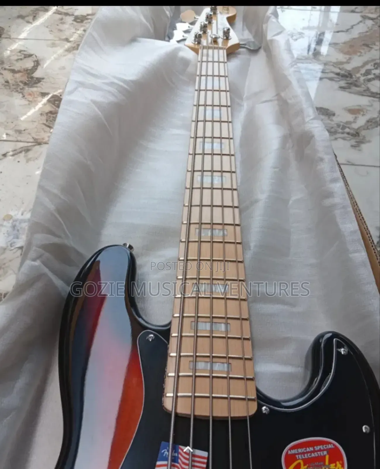 Quality Fender Jazz Bass Guitar Wood and Red Colour With Quality Sound