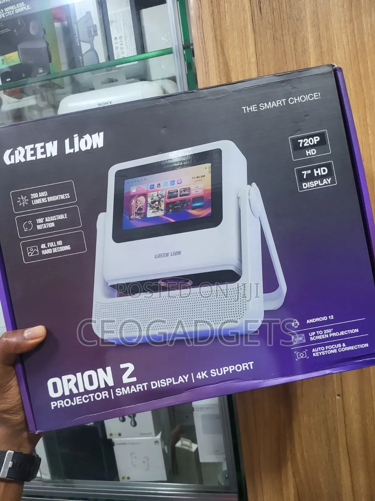 Green Lion Orion 2 Smart Projector.