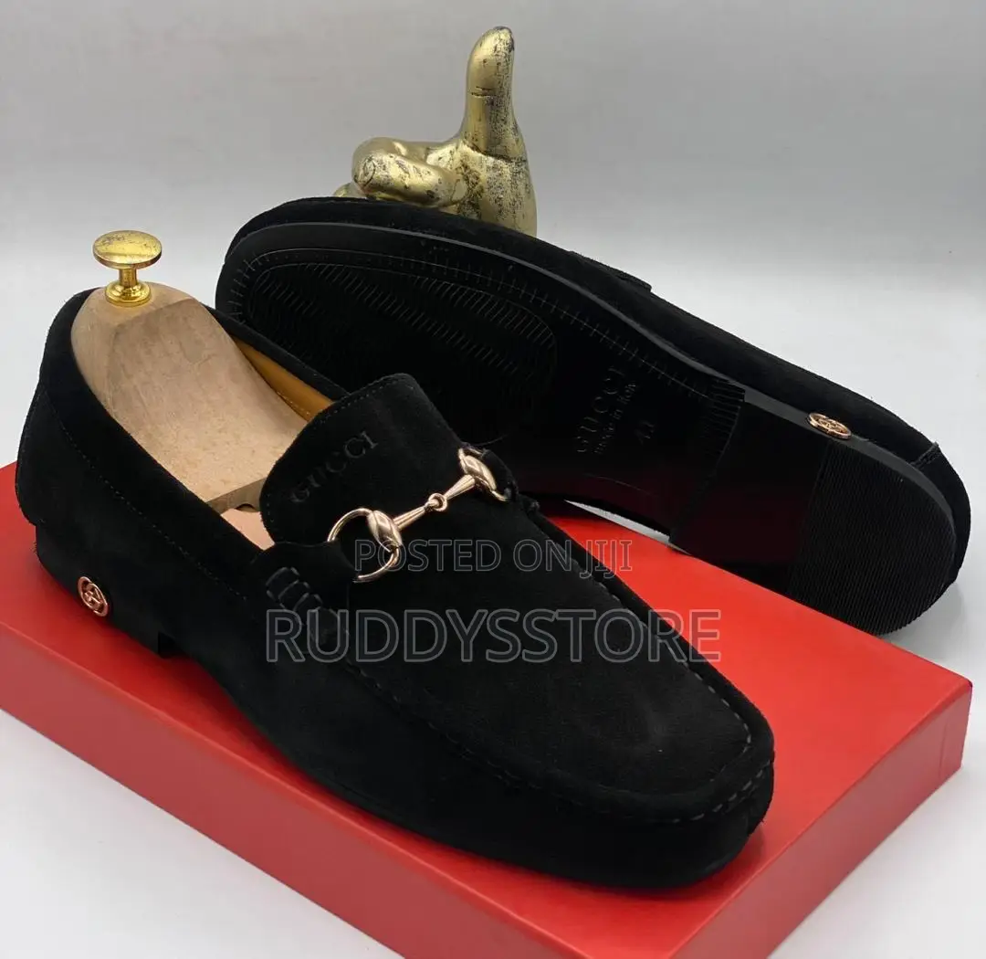 Suede Gucci-Inspired Men’S Loafers