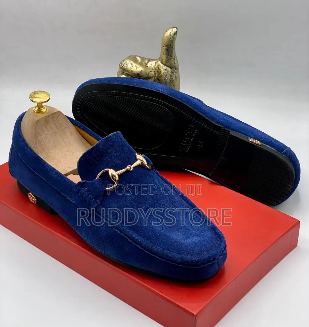 Suede Gucci-Inspired Men’S Loafers