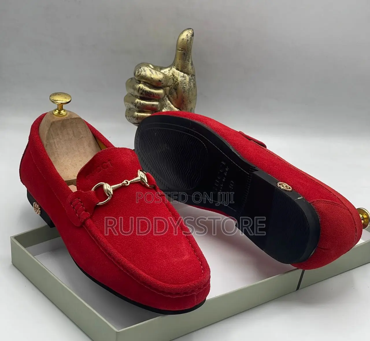 Suede Gucci-Inspired Men’S Loafers