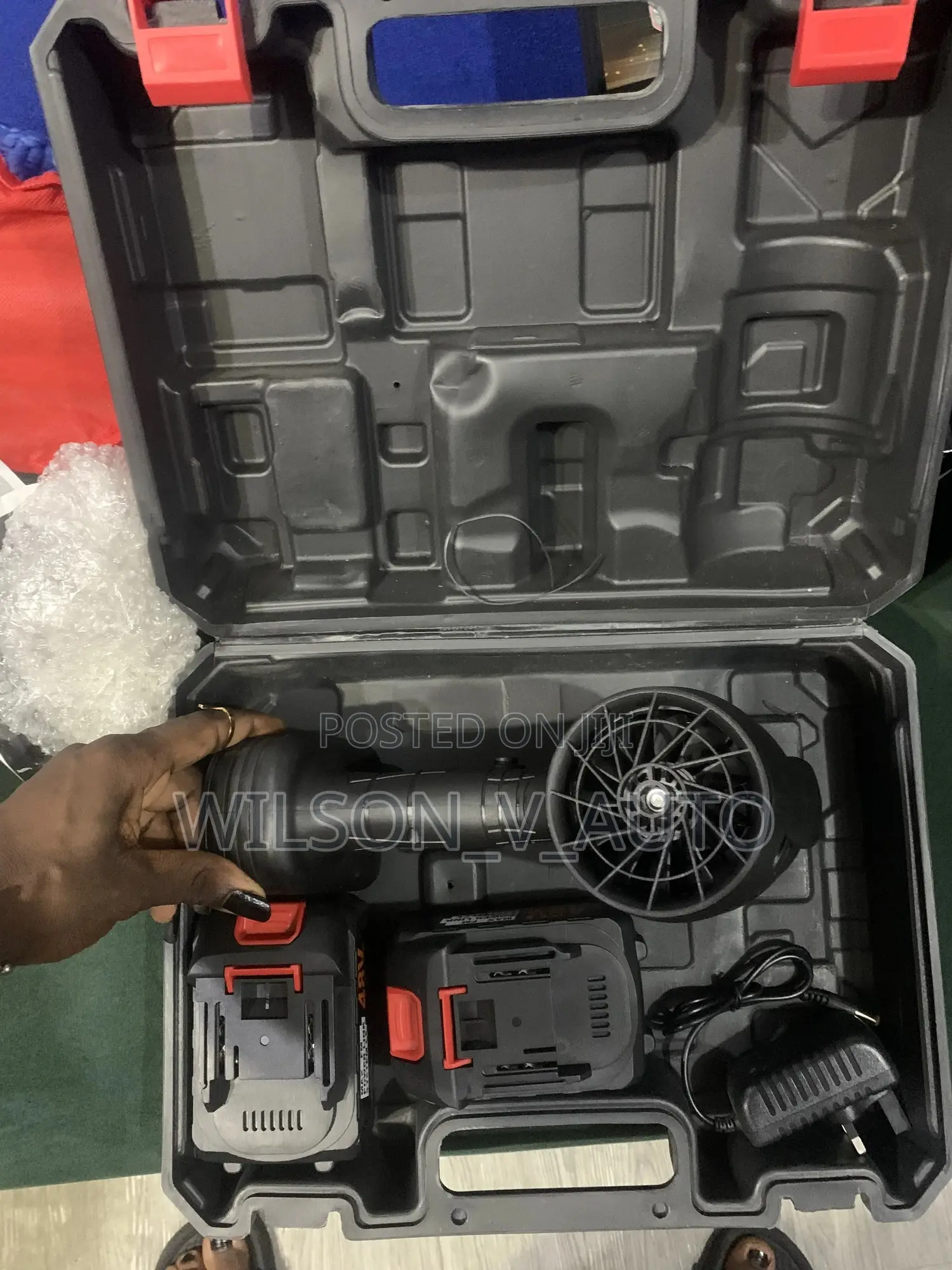 48v Heavy Duty Cordless Air Blower Kit - 2 Batteries