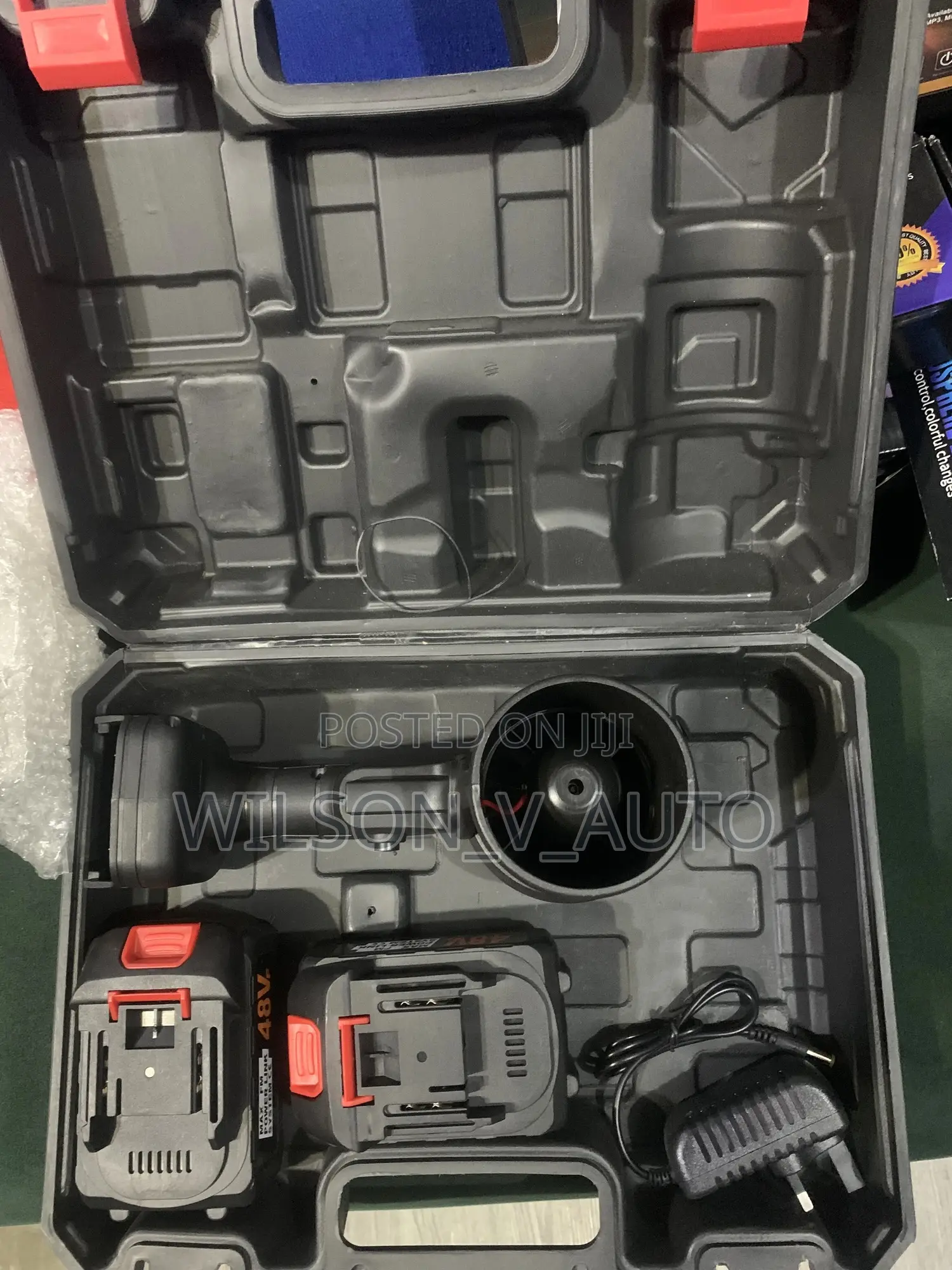 48v Heavy Duty Cordless Air Blower Kit - 2 Batteries
