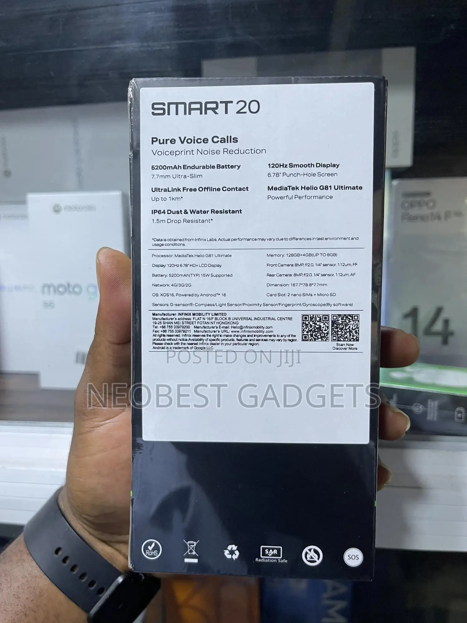 New Infinix Smart 20 64 GB Orange