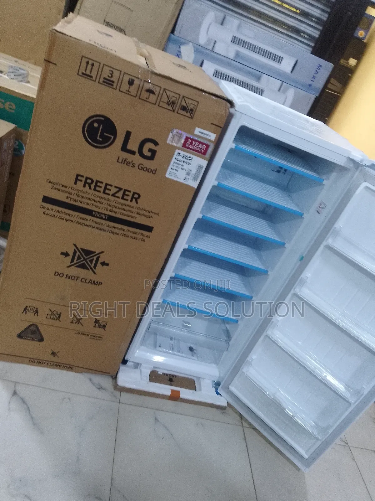 Lg 168l Standing Freezer Gn304sobr – Compact Reliable Storage