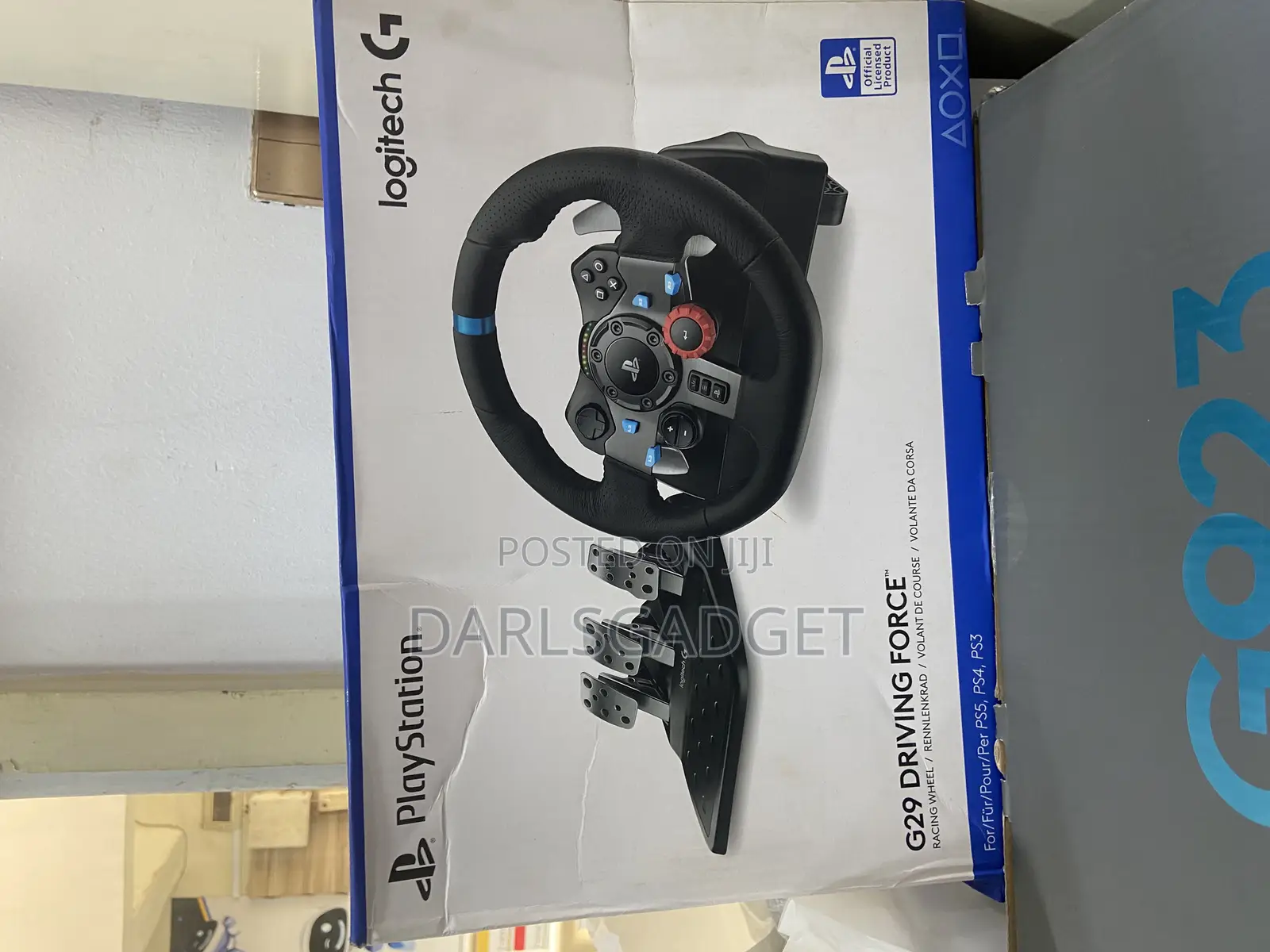 Logitech G29 Driving Force Racing Wheel Pedals for Ps5 Ps4 Pc