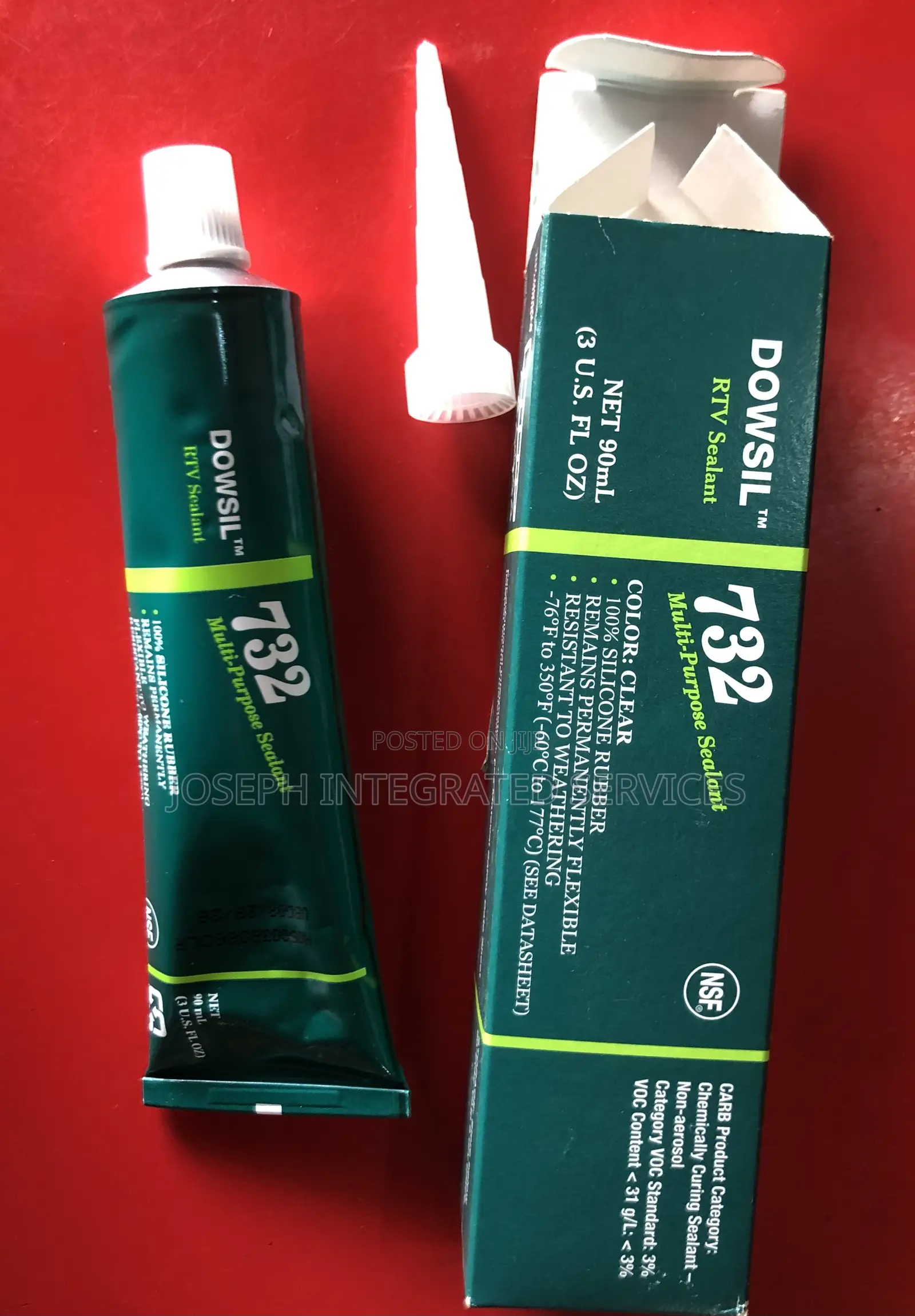 Dowsil 732 Multi-Purpose Sealant in Clear
