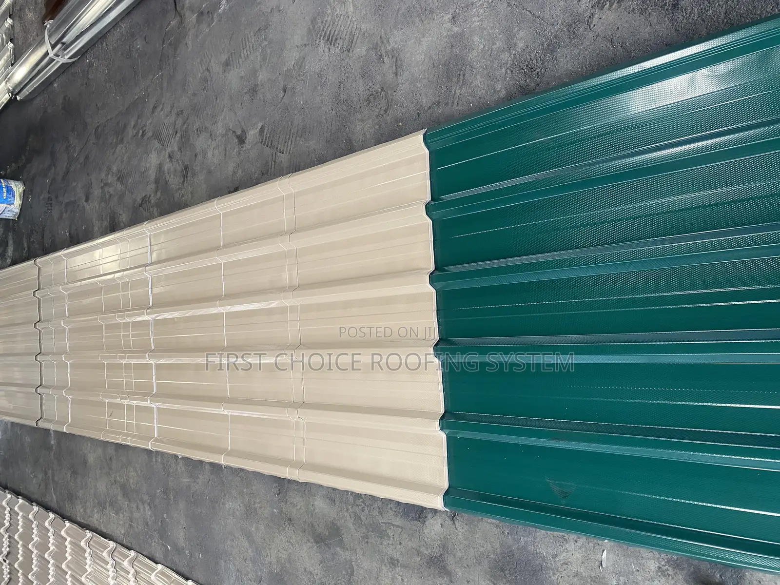 Beige Oven Baked Aluminum Roofing Sheet