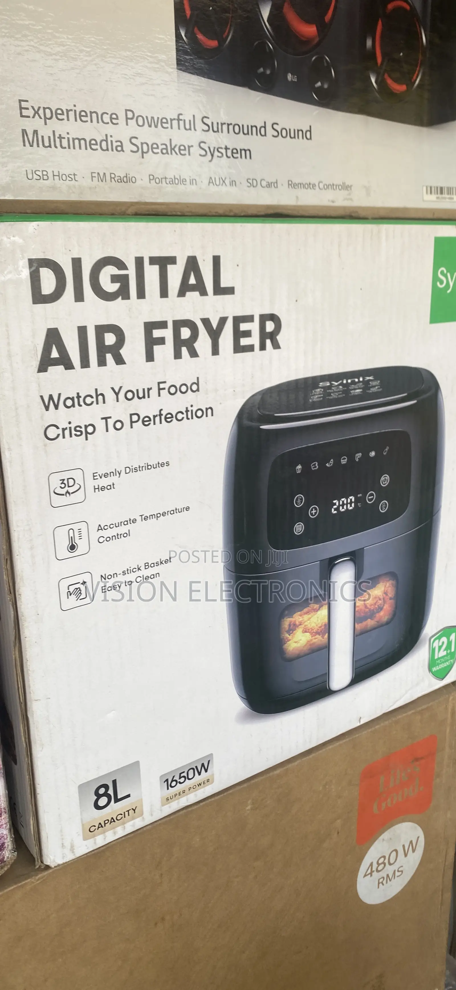 Syinix 8liters Digital Air Fryer