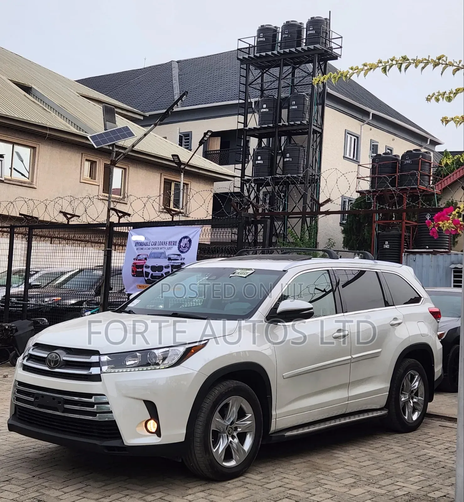 Toyota Highlander Limited 4x4 V6 (3.5L 6cyl 8A) 2018 White