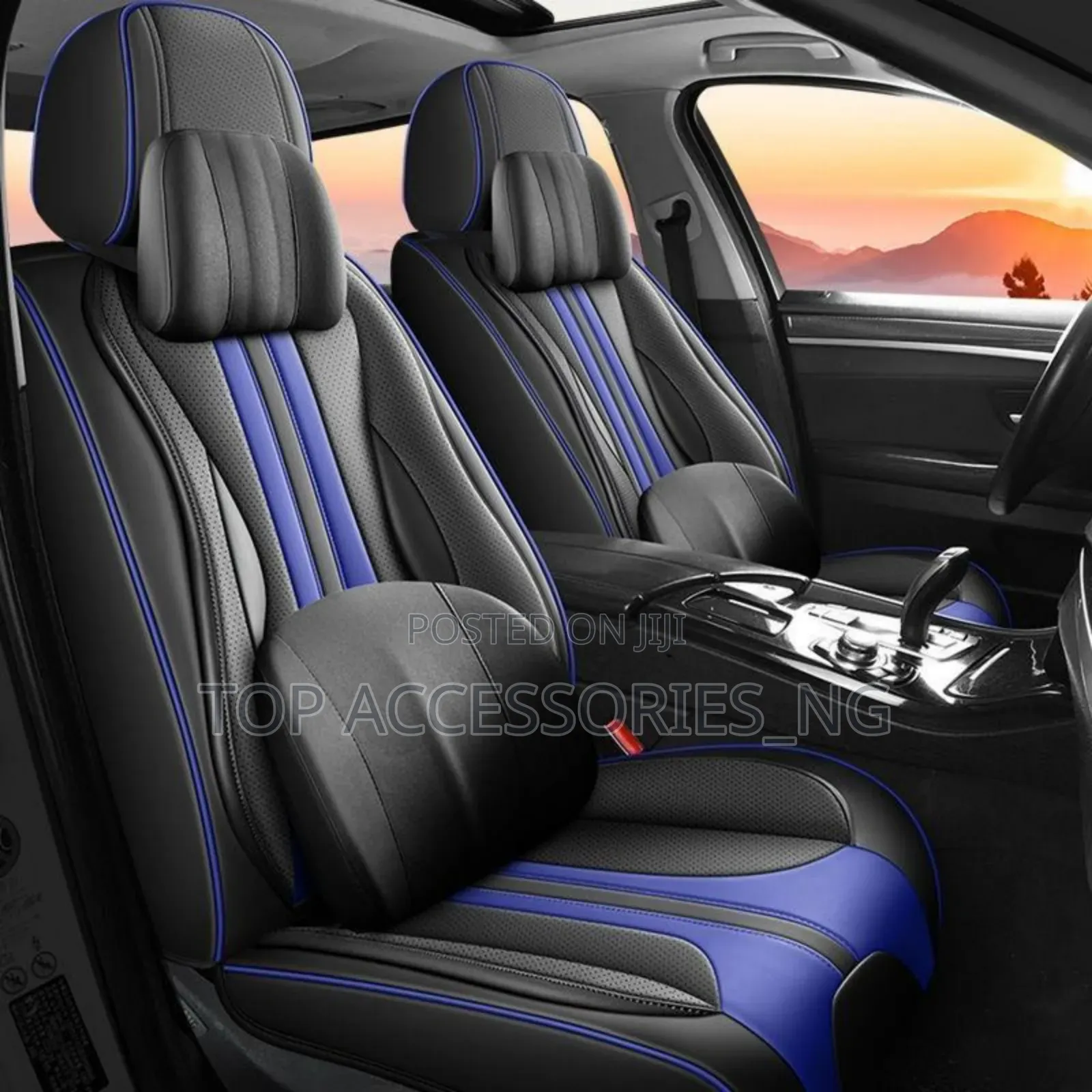 Cream Wave Car Seat Cover