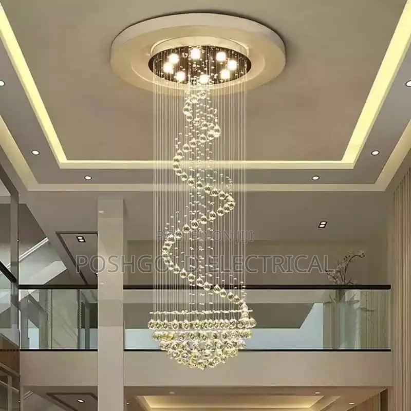 Luxury Gold Crystal Light