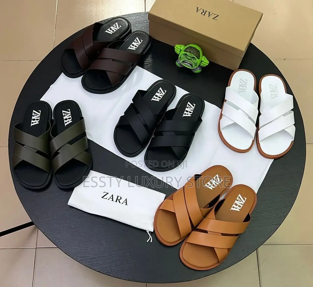 High Quality Luxury New Zara Spiral Men Slide