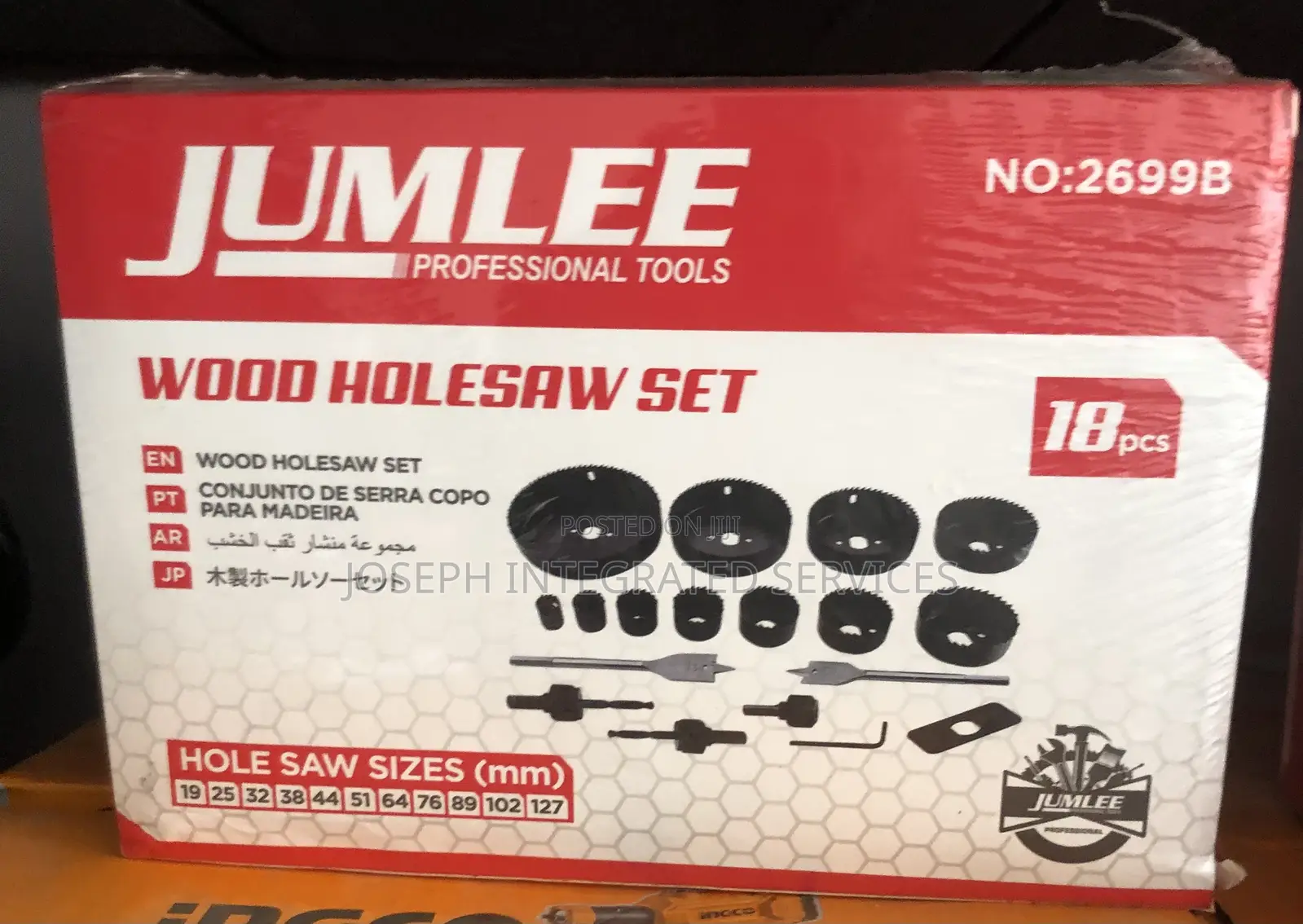 Jumlee Brand Professional Wood Holesaw Set
