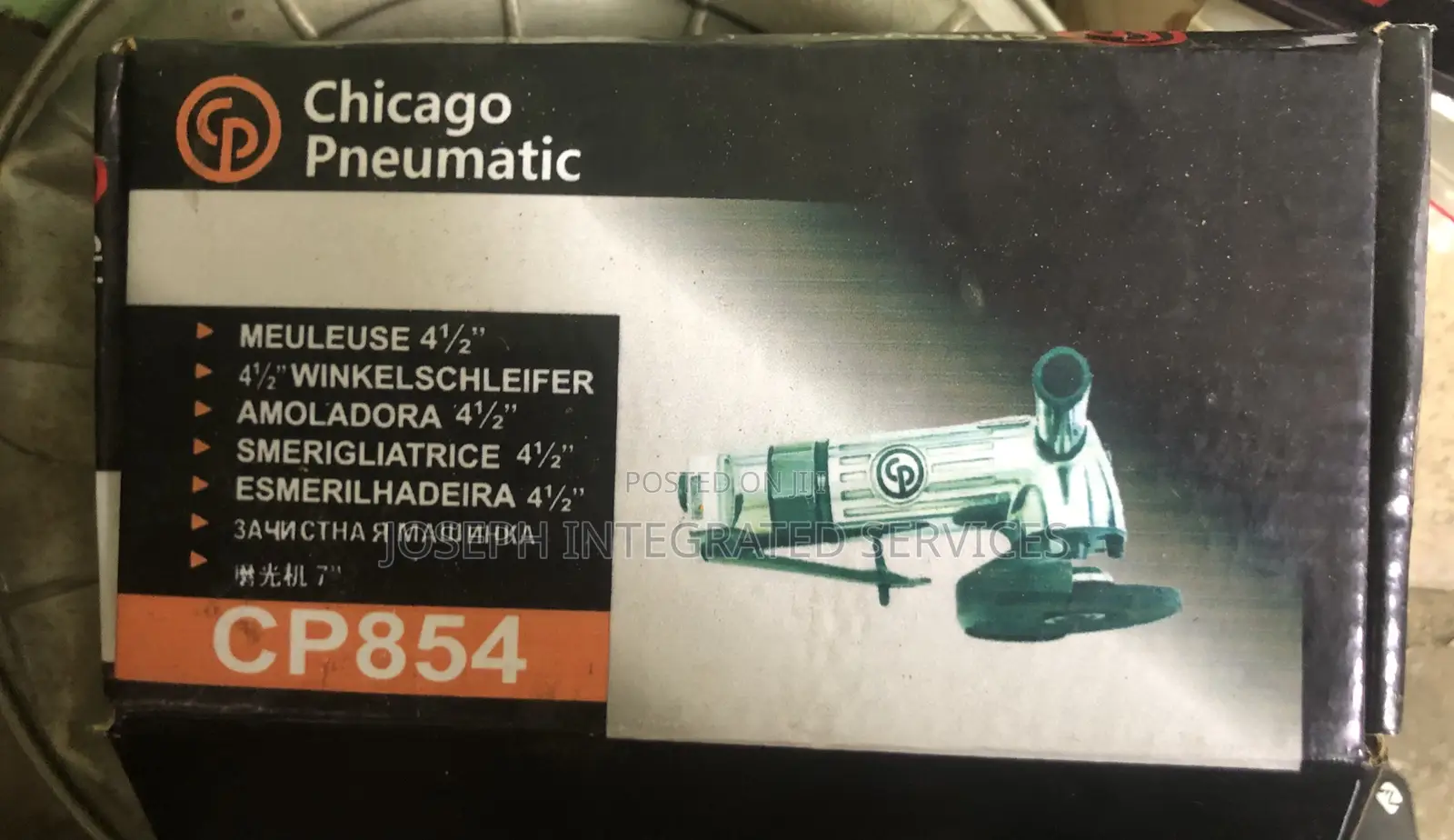 Chicago Pneumatic Cp854 4-Inch (100mm) Air Angle Grinder