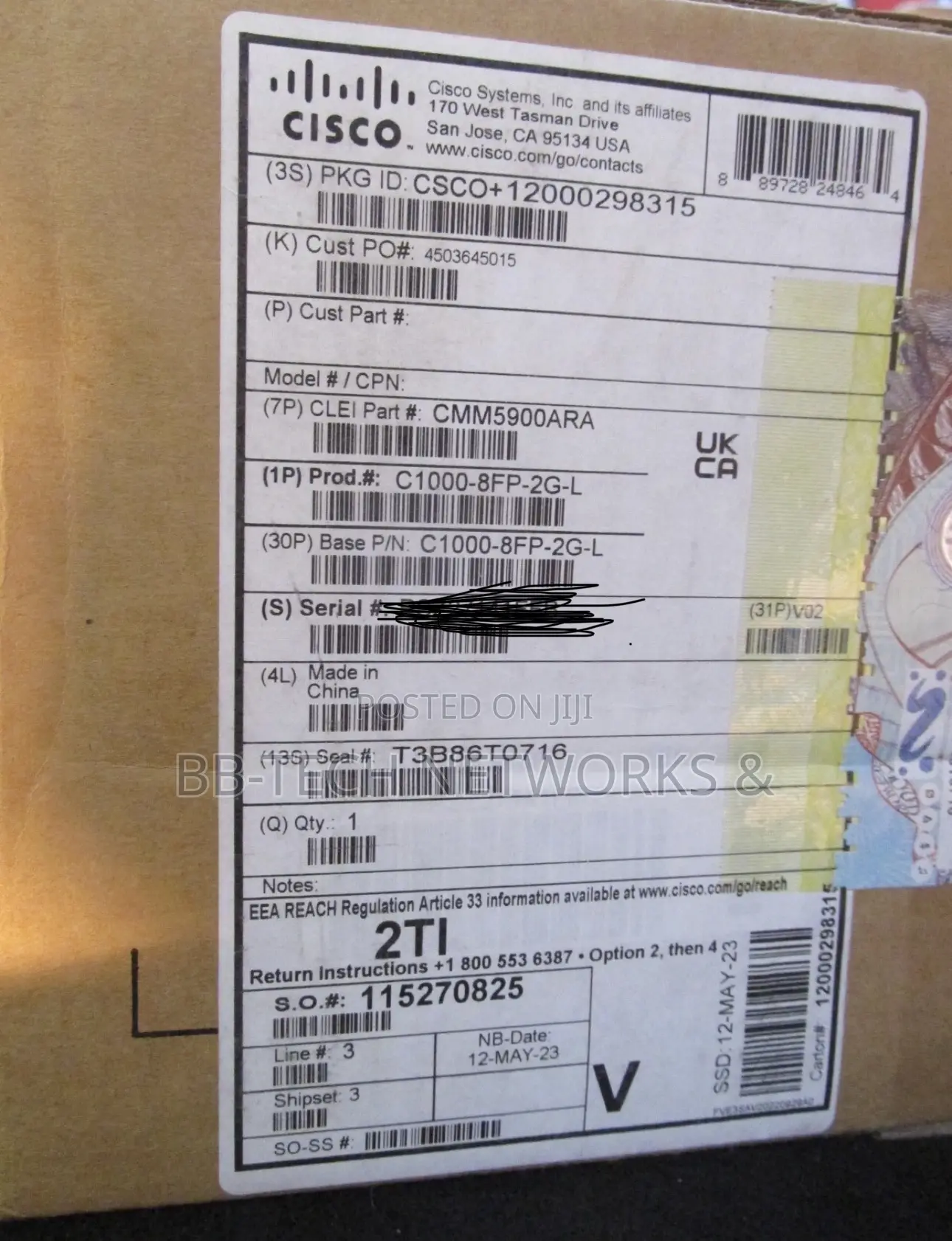 Cisco Catalyst C1000-8fp-2g-L 1000 Series 8-Port Full Poe Switch