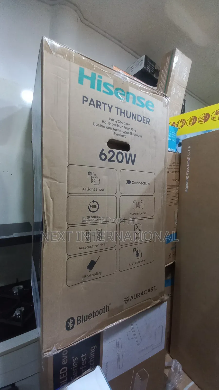 Hisense Rechargeable Party Thunder Sound System 620watts