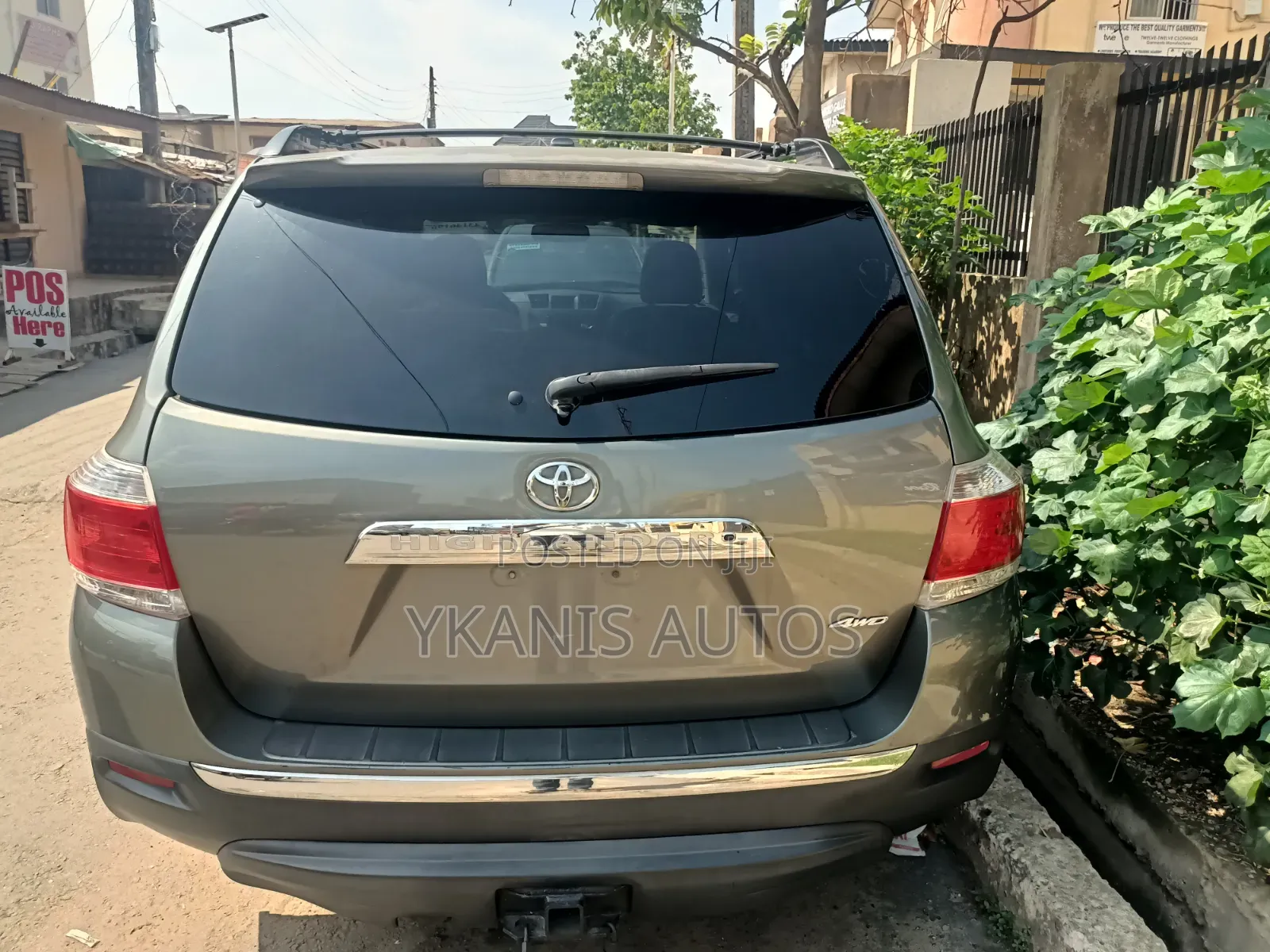 Toyota Highlander Limited 2012 Green