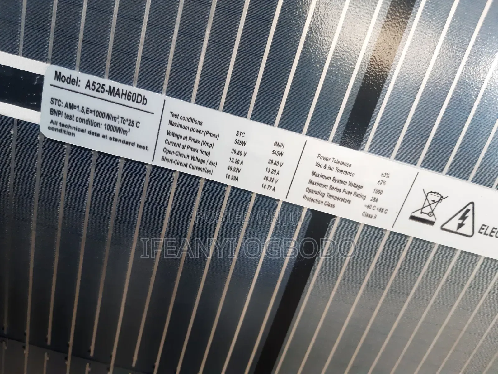 Brand New Solar Panel 545w 120cell