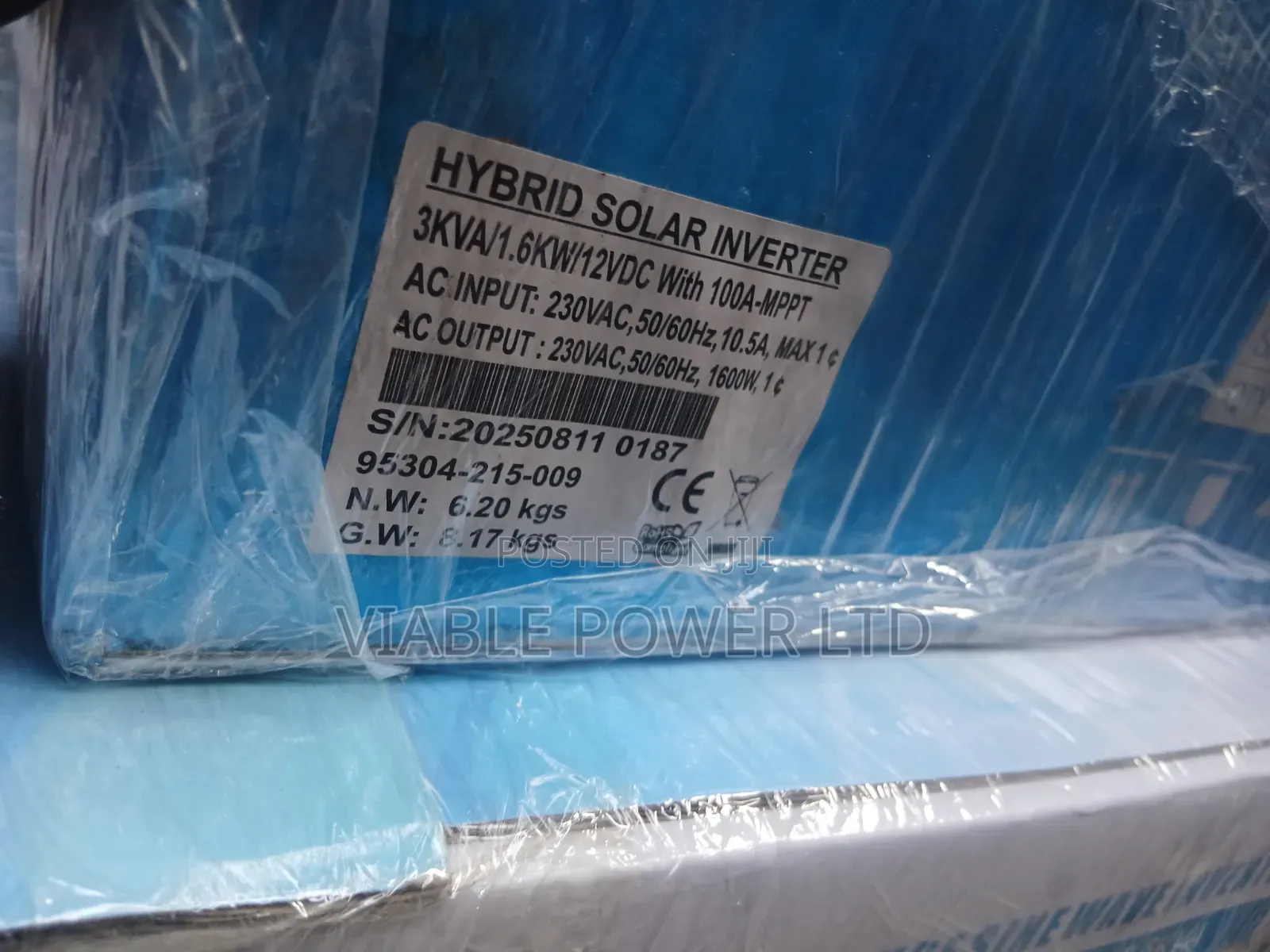 3kva 12v Yohako Hybrid Inverter Very Effective and Strong