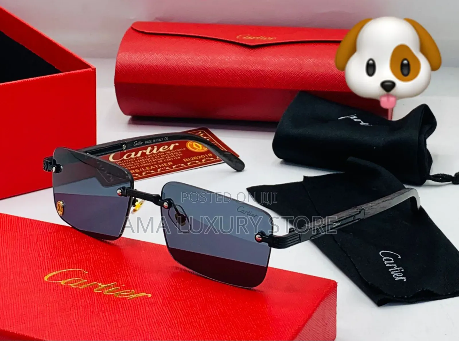 Cartier Luxury Rimless Glasses