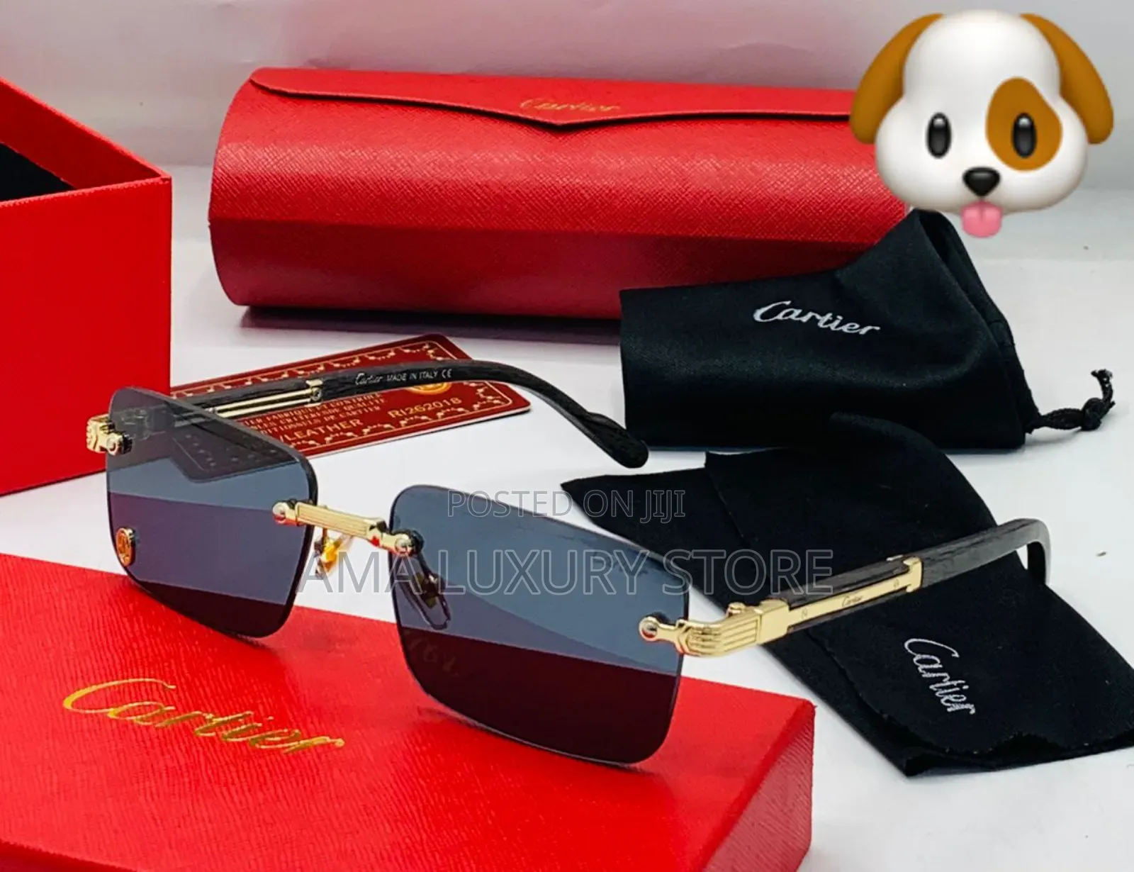 Cartier Luxury Rimless Glasses