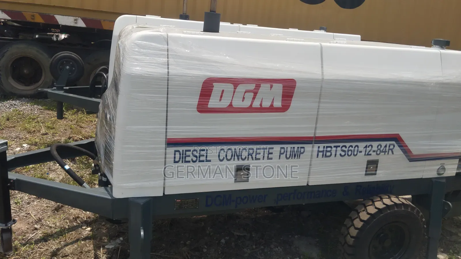 60 Cubic Diesel Concrete Pump, Specifically the Hbts60-12-84r