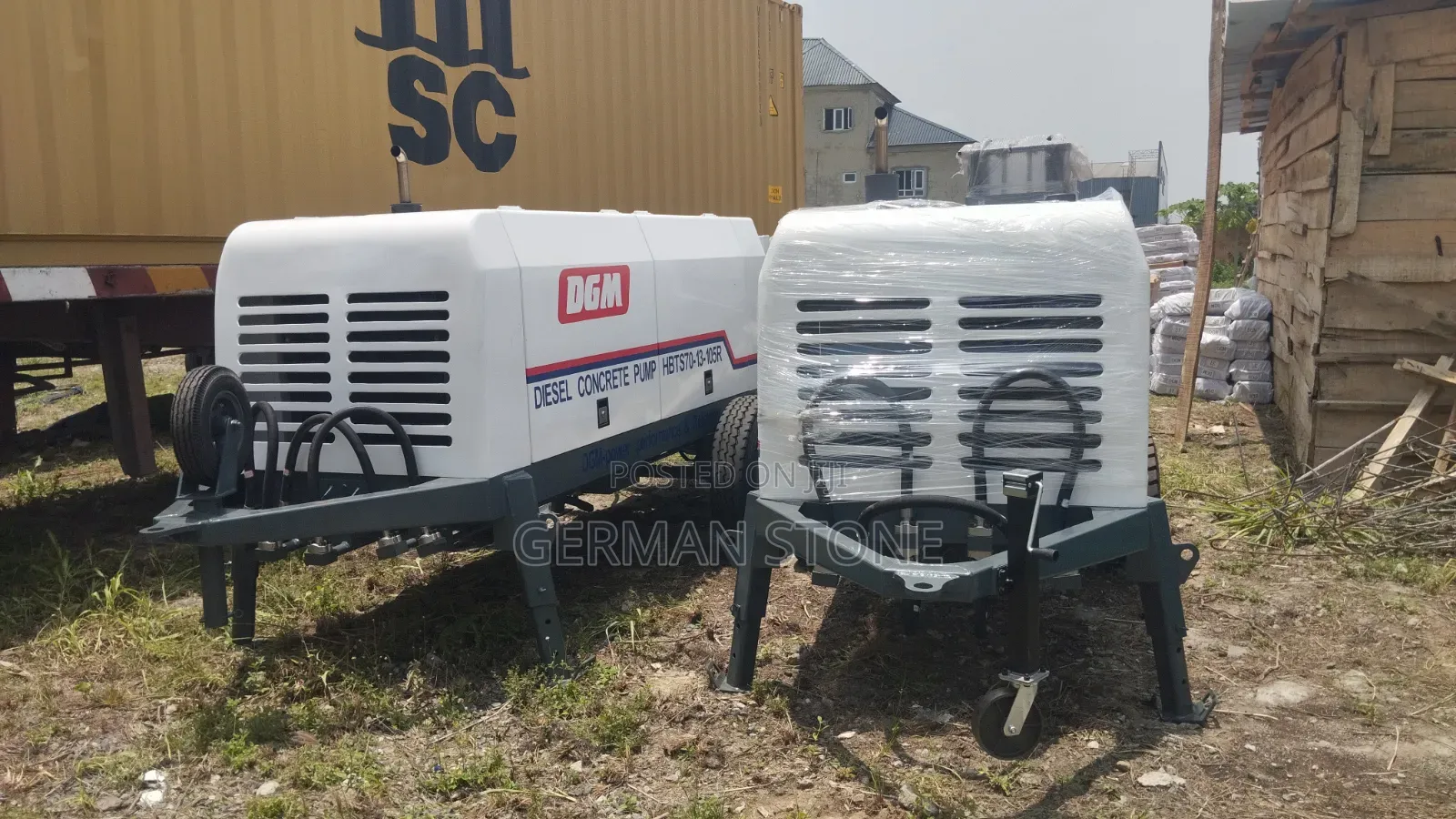 60 Cubic Diesel Concrete Pump, Specifically the Hbts60-12-84r