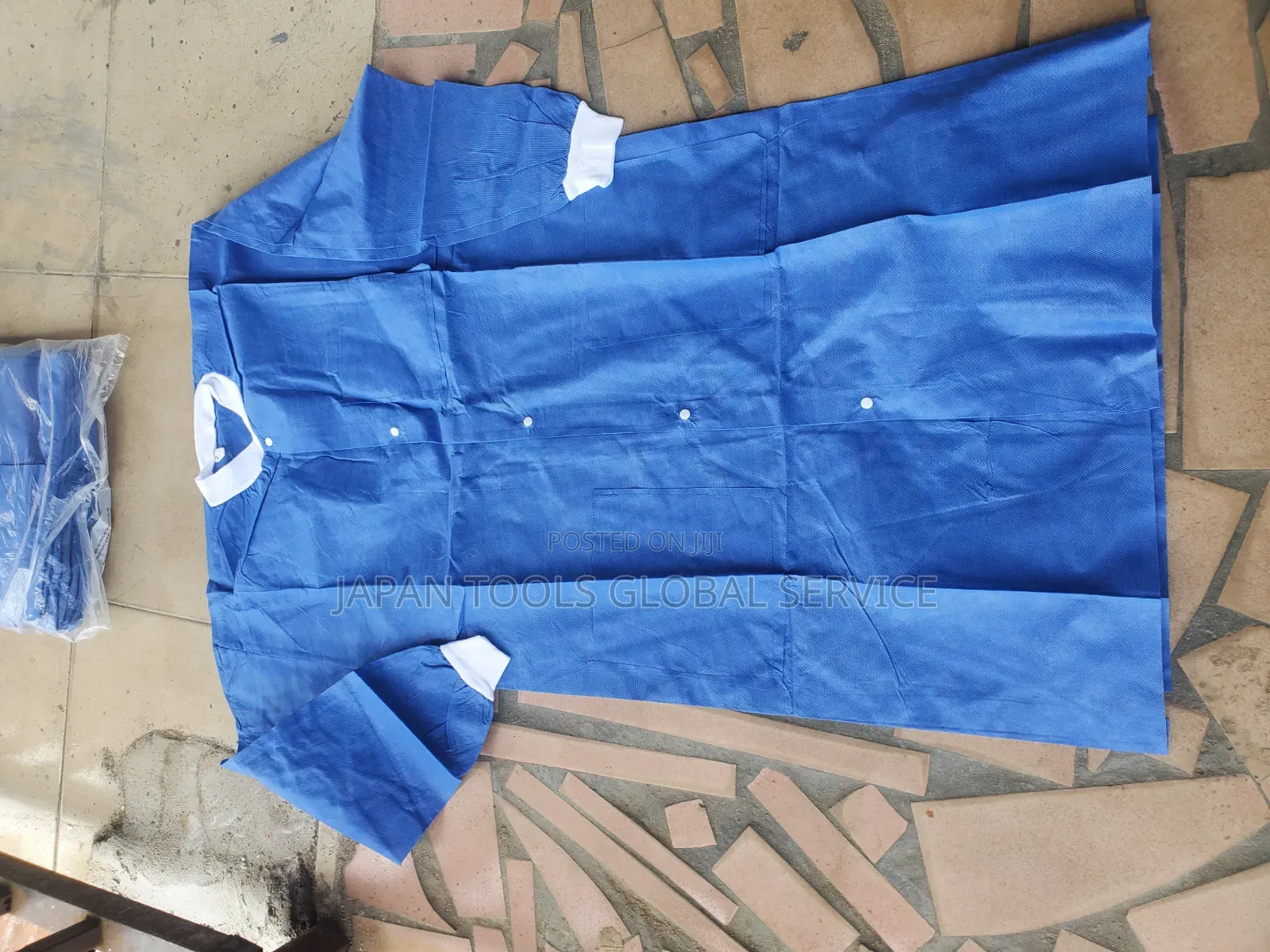 Disposable Lab Coat (Blue Color)