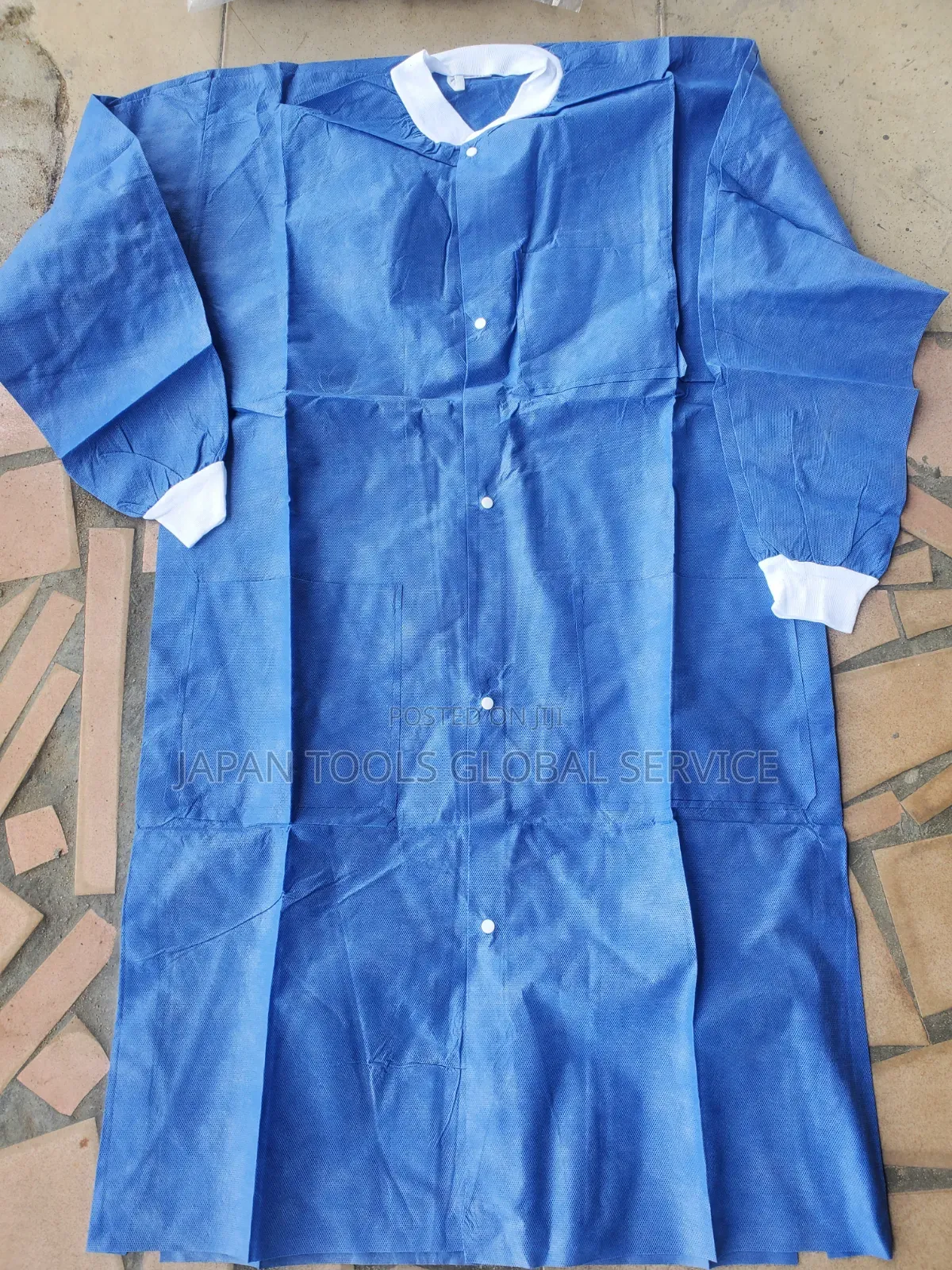 Disposable Lab Coat (Blue Color)