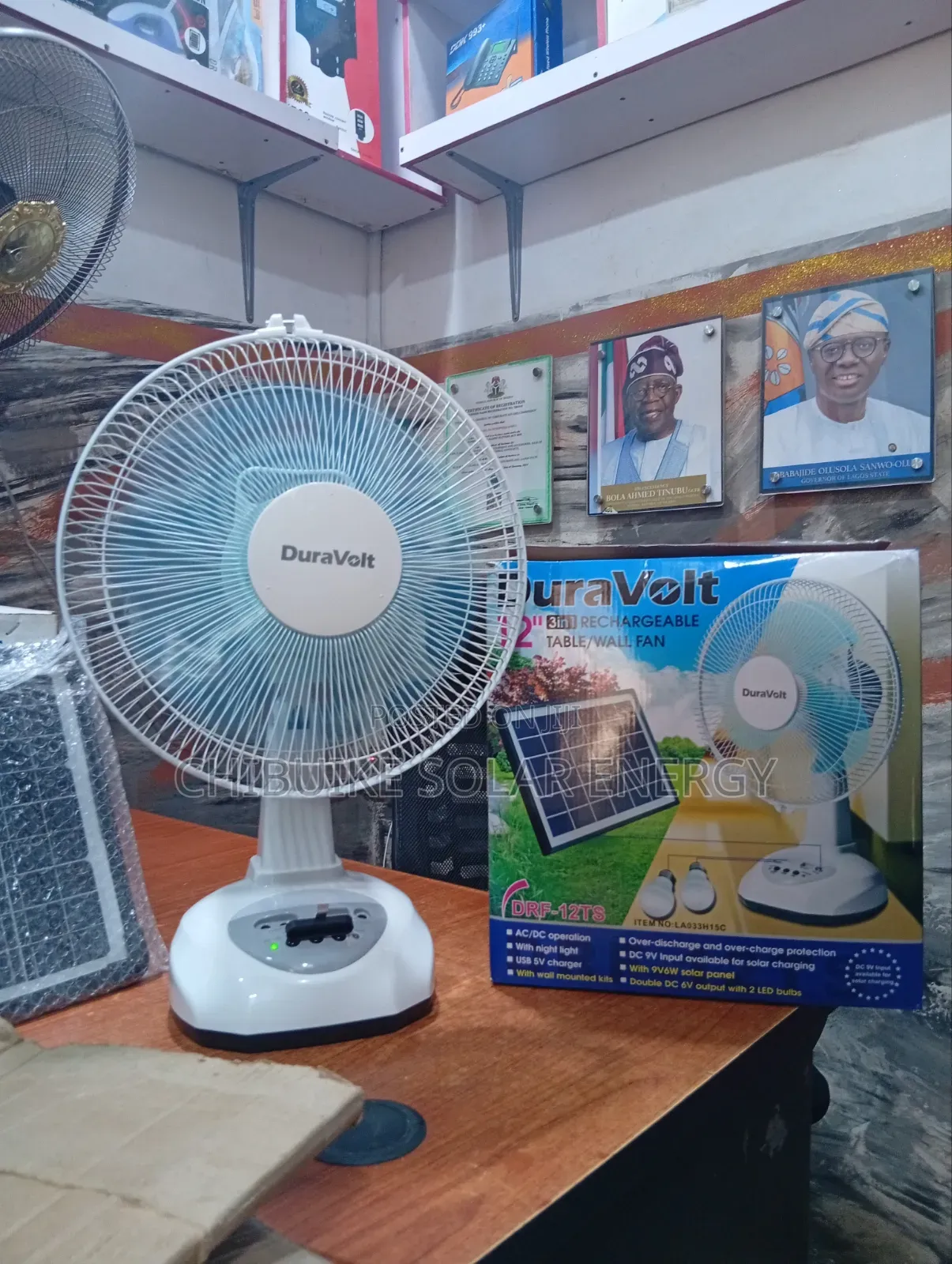 Duravolt Solar Fan