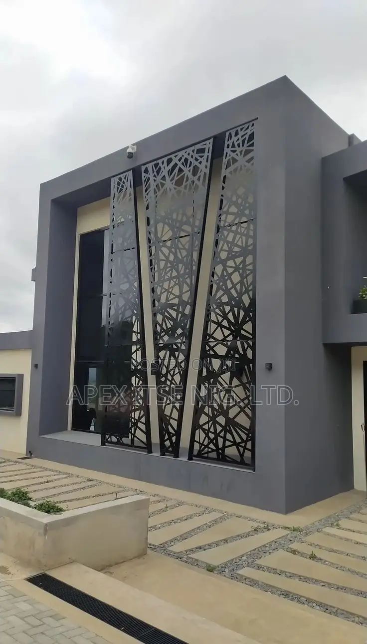 Exterior Aesthetic CNC Design Balcony Grill