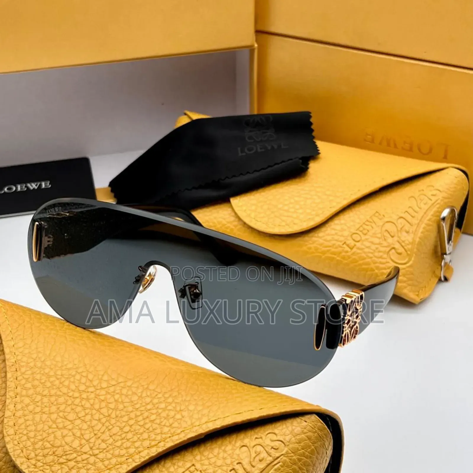 Loewe Luxury Stainless Steel Designer Sunglasses