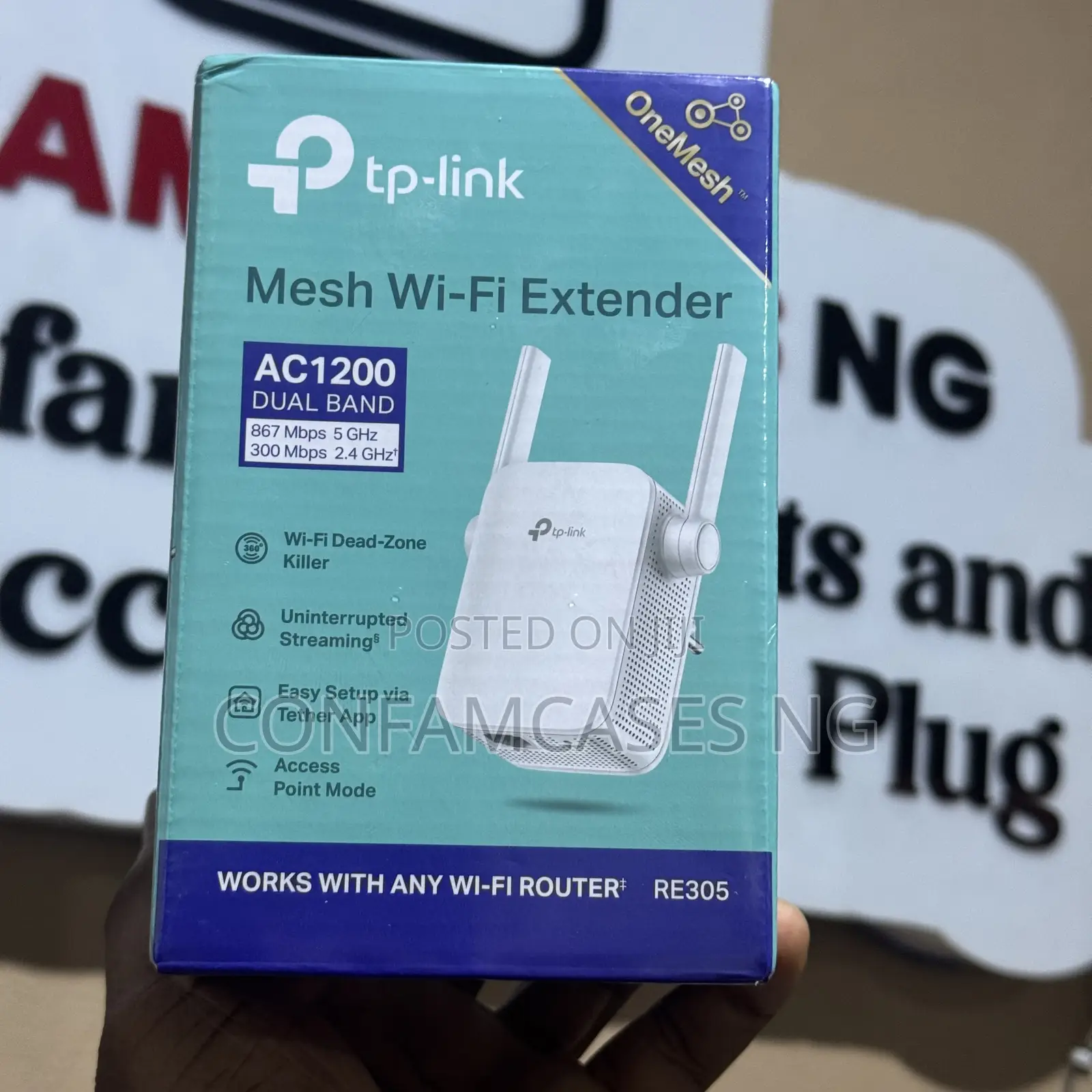 Tp-Link Tplink Re305 Ac1200 Mesh Wifi Range Extender