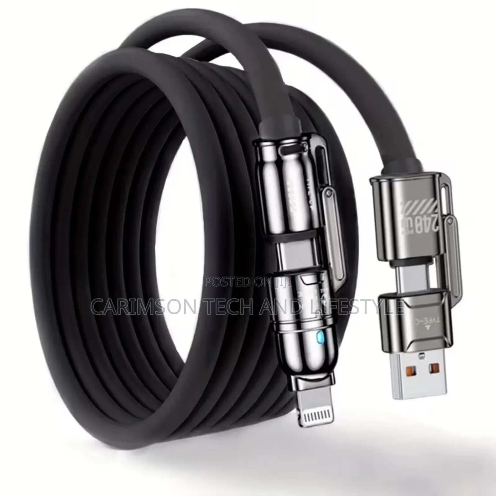 240w Silicone Cable - Usb To Type C