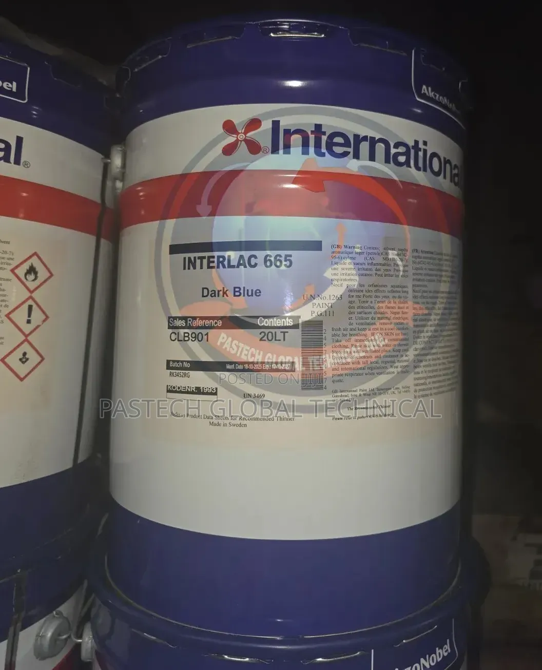 International Paint Interlac 665 (Dark Blue) 20l