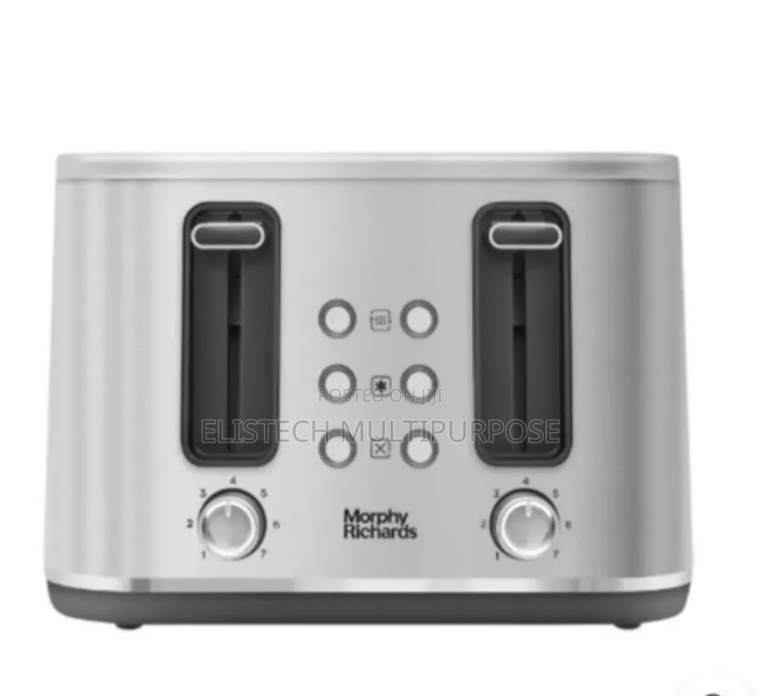 Morphy Richards Motive Chalk White 4-Slice Toaster – Dual Control