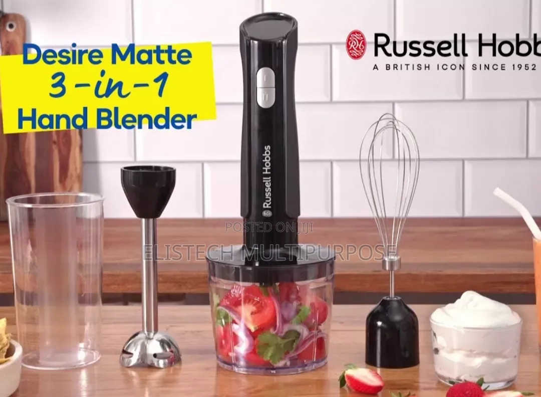 Russell Hobbs Desire 3-in-1 Hand Blender - Matte Charcoal (500w)
